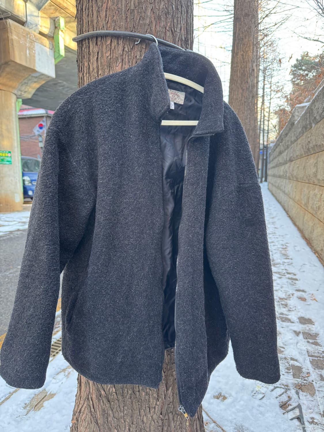 90s 아르마니 진스 후리스 자켓 상품이미지1