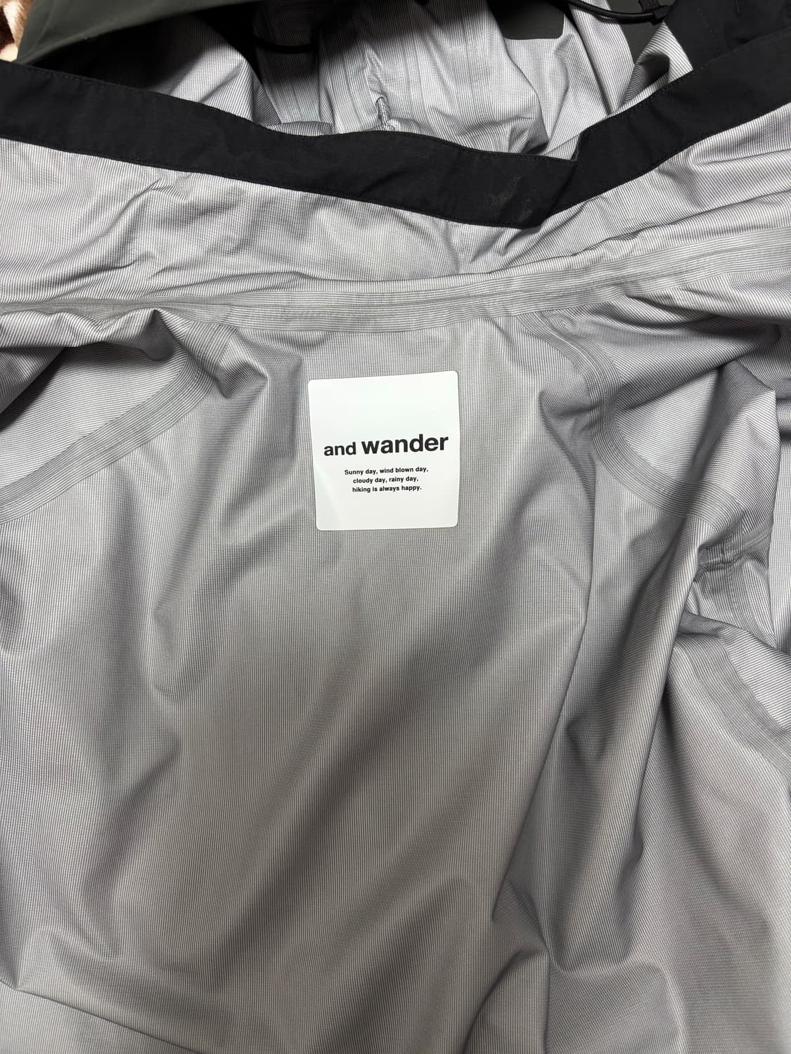 앤드원더 PERTEX SHIELD rain jacket 방수자켓 상품이미지8