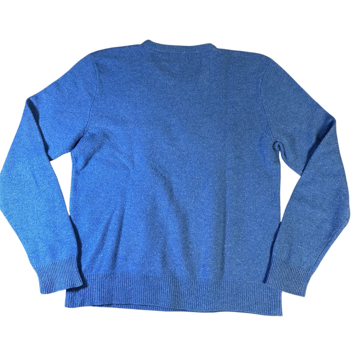 폴로 랄프로렌 코발트 블루 램스울 라운드 니트 (M) 상품이미지3