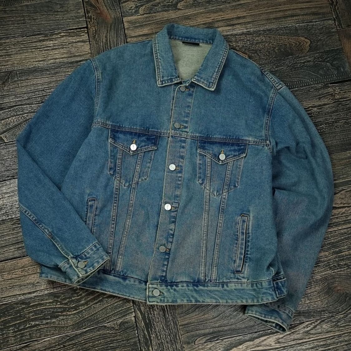 [낫포너드] 오버사이즈 데님 자켓 청자켓 M17438 상품이미지1