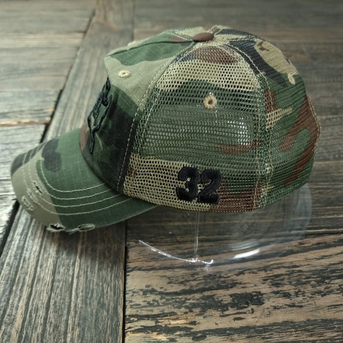 [본더치] 빅로고 카모 트러커캡 메쉬캡 M18258 상품이미지3