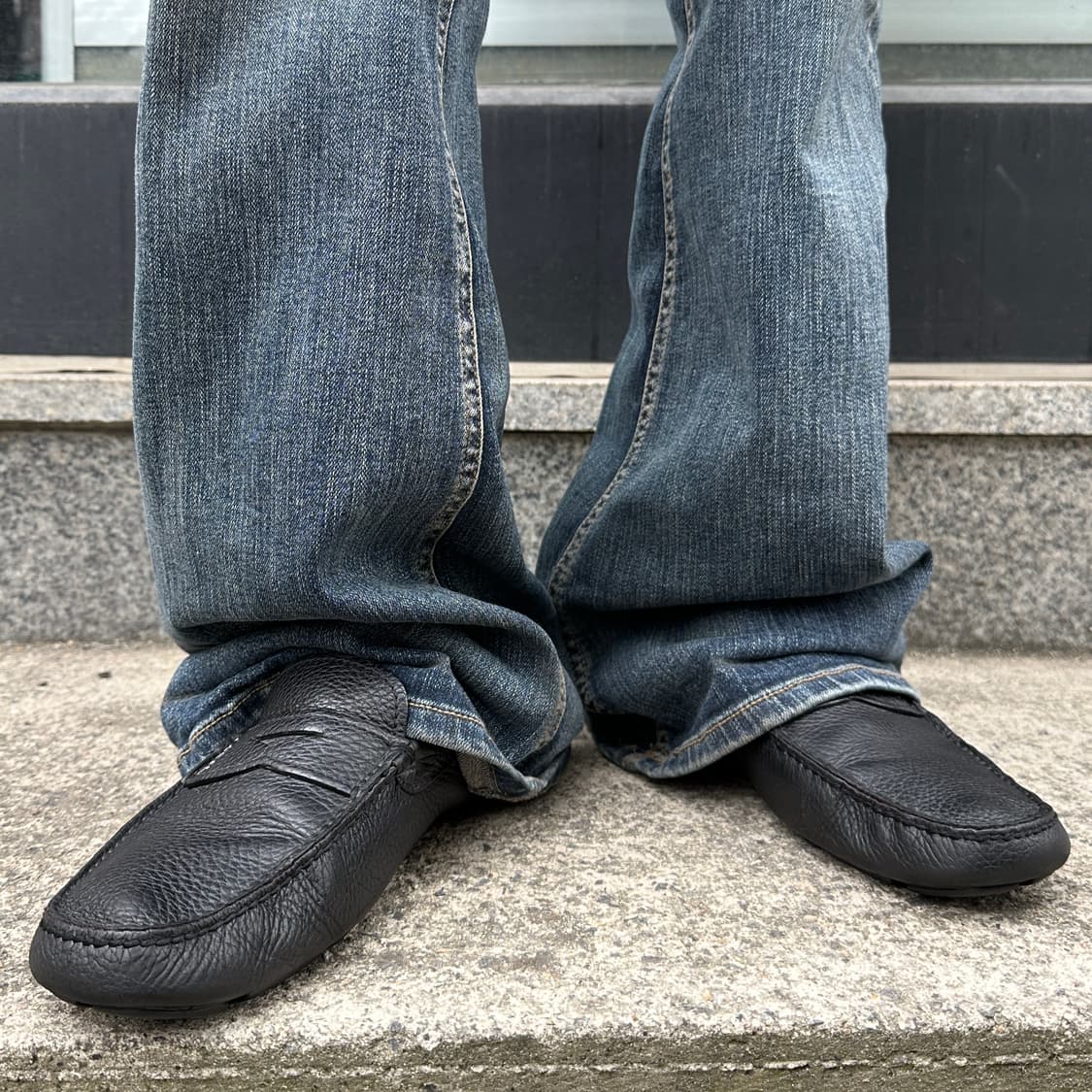 00s 프라다 가죽 드라이빙 로퍼 상품이미지10