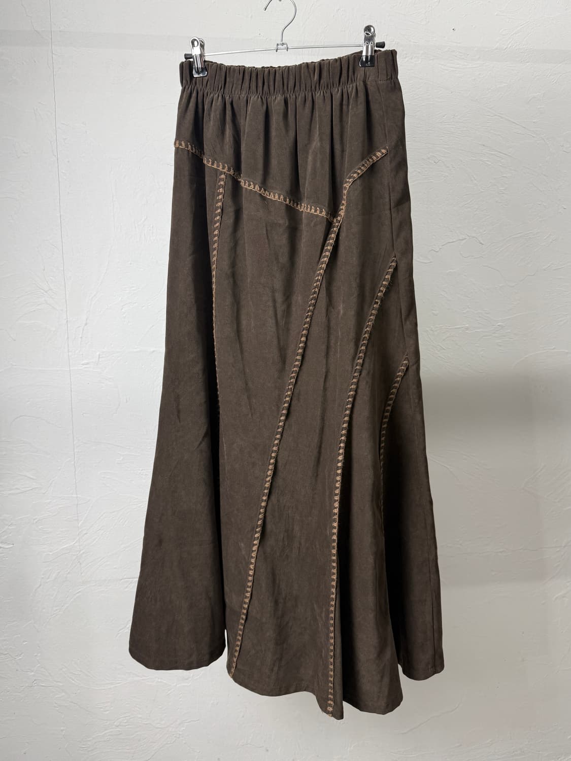 Marmaid 스트치 롱 스커트 상품이미지3