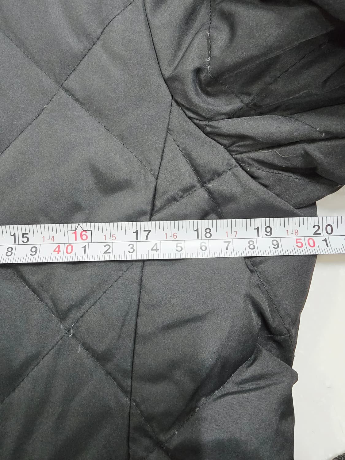 merc 블랙 다이아 퀼팅 자켓 상품이미지8