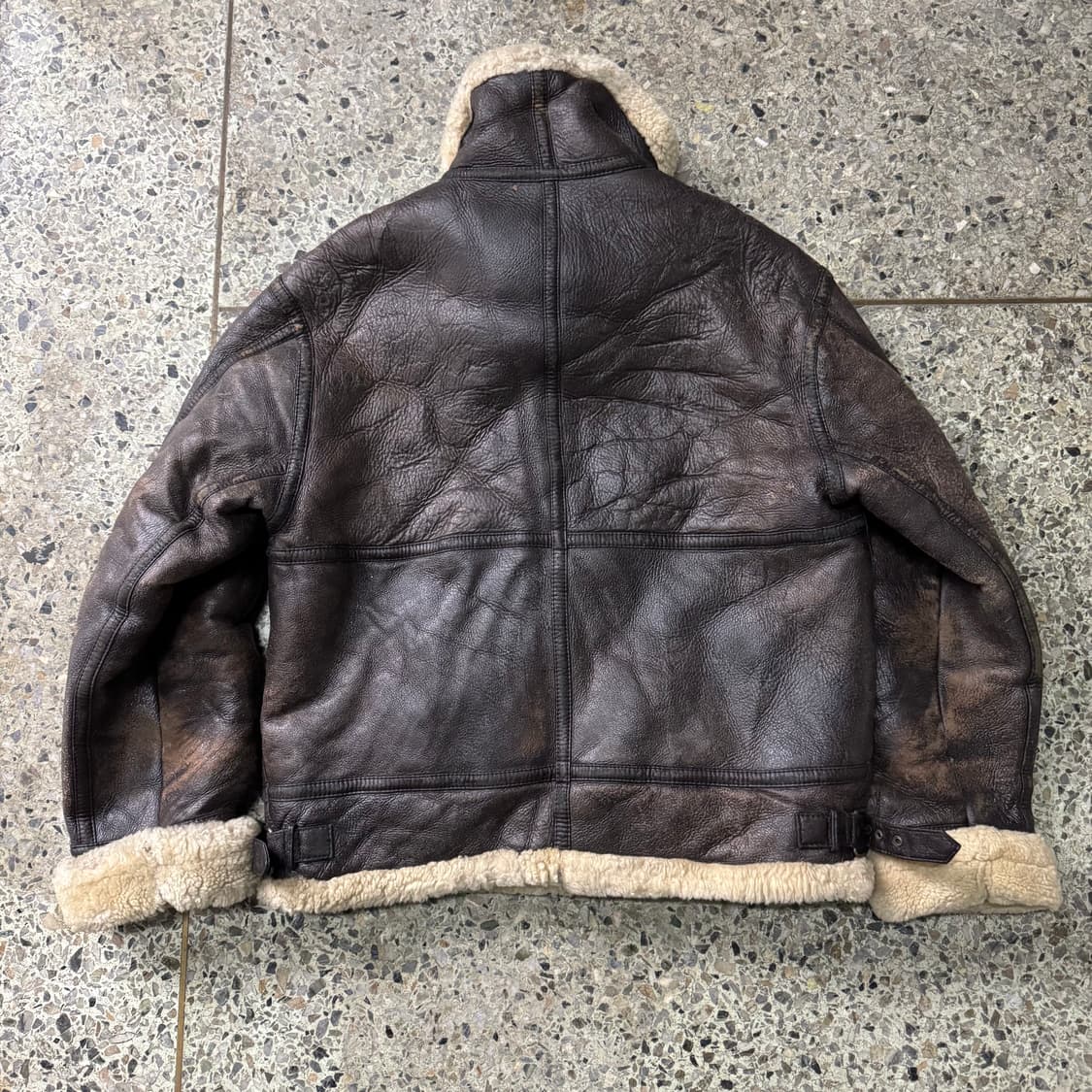 [XL] 양가죽 B3 무스탕 무통 자켓 상품이미지2