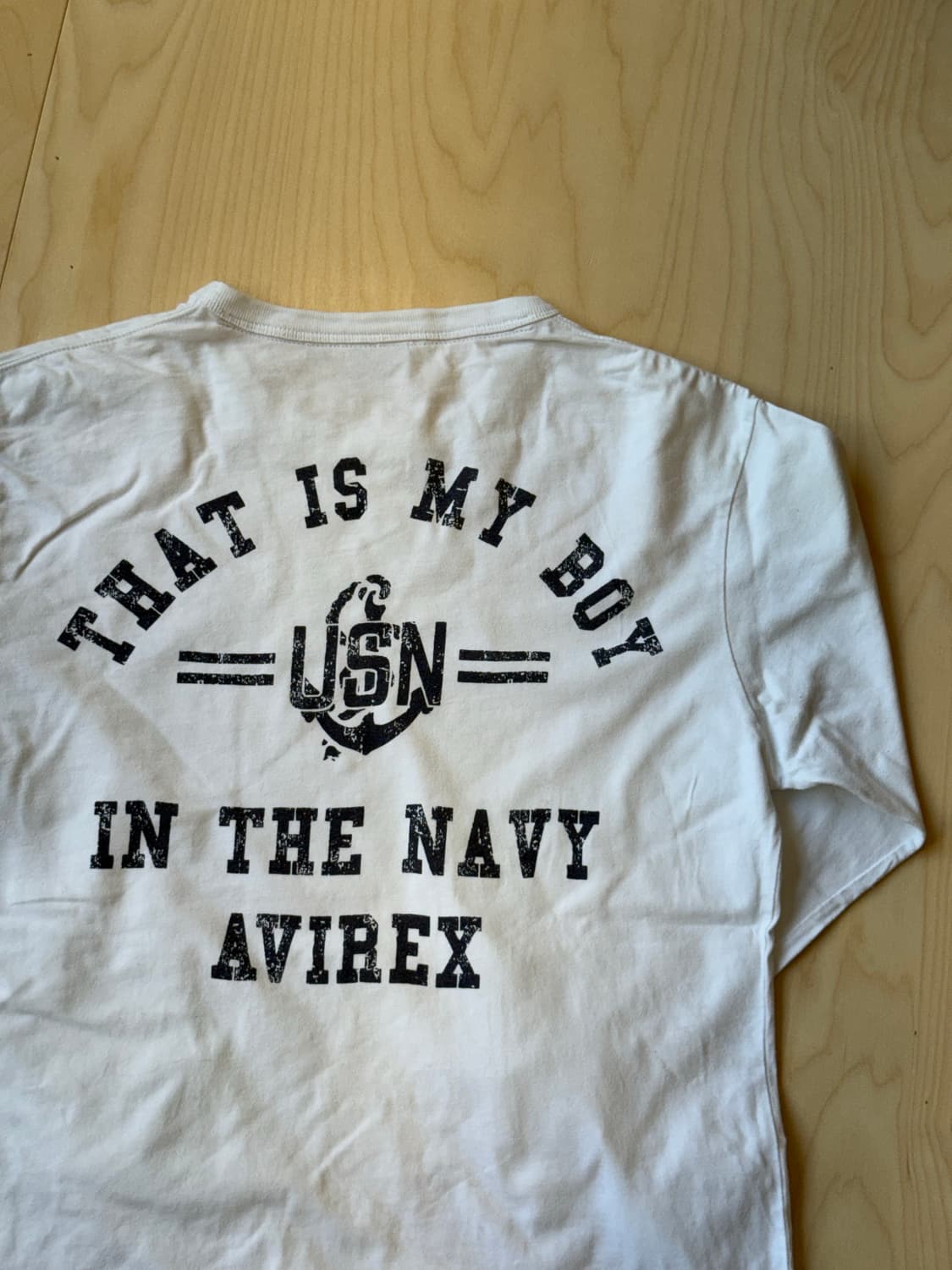 Avirex USN Long Sleeve T-Shirt 상품이미지2