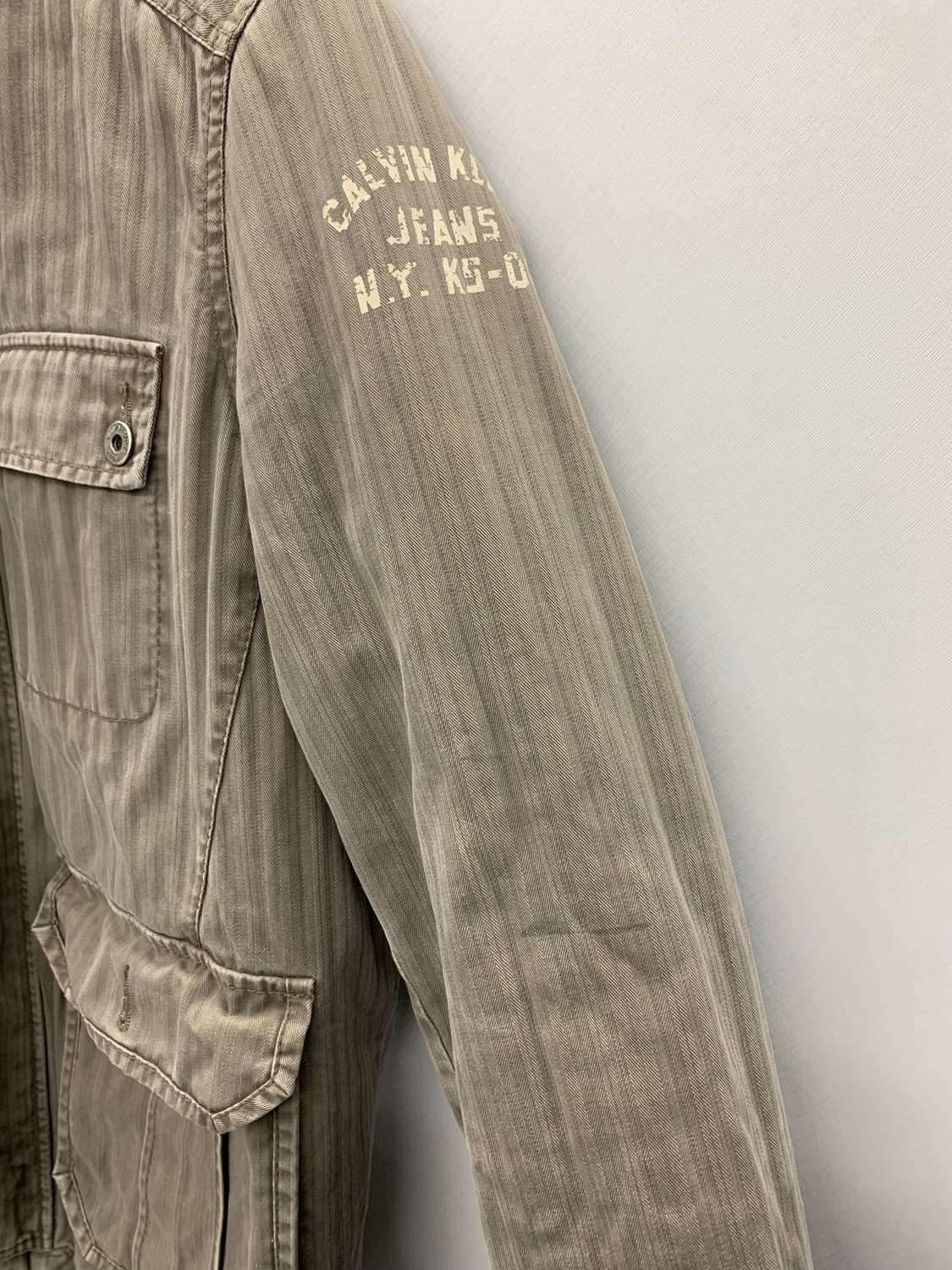 캘빈클라인 밀리터리 자켓(누빔안감👍)  상품이미지6