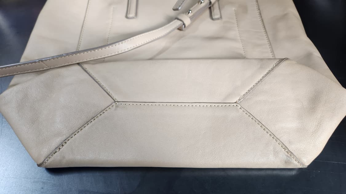 마시모두띠 베이지 가죽 토트백 상품이미지6