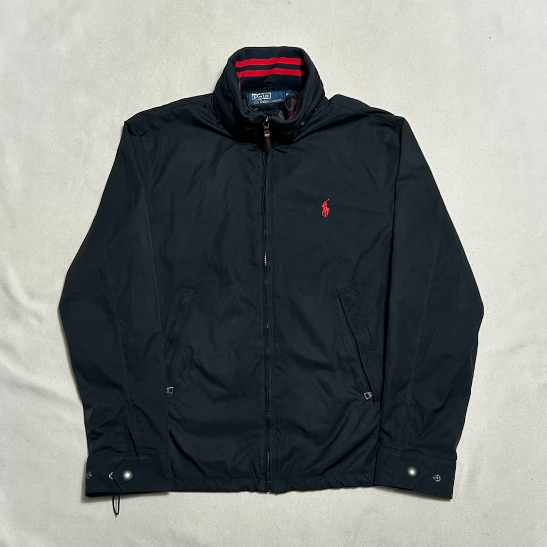 M 폴로랄프로렌 블랙 내장후드 바람막이 상품이미지2