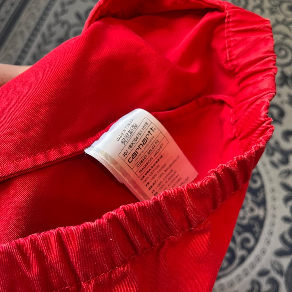 M칼하트WIP 레드 매디슨 자켓/W2577 상품이미지5