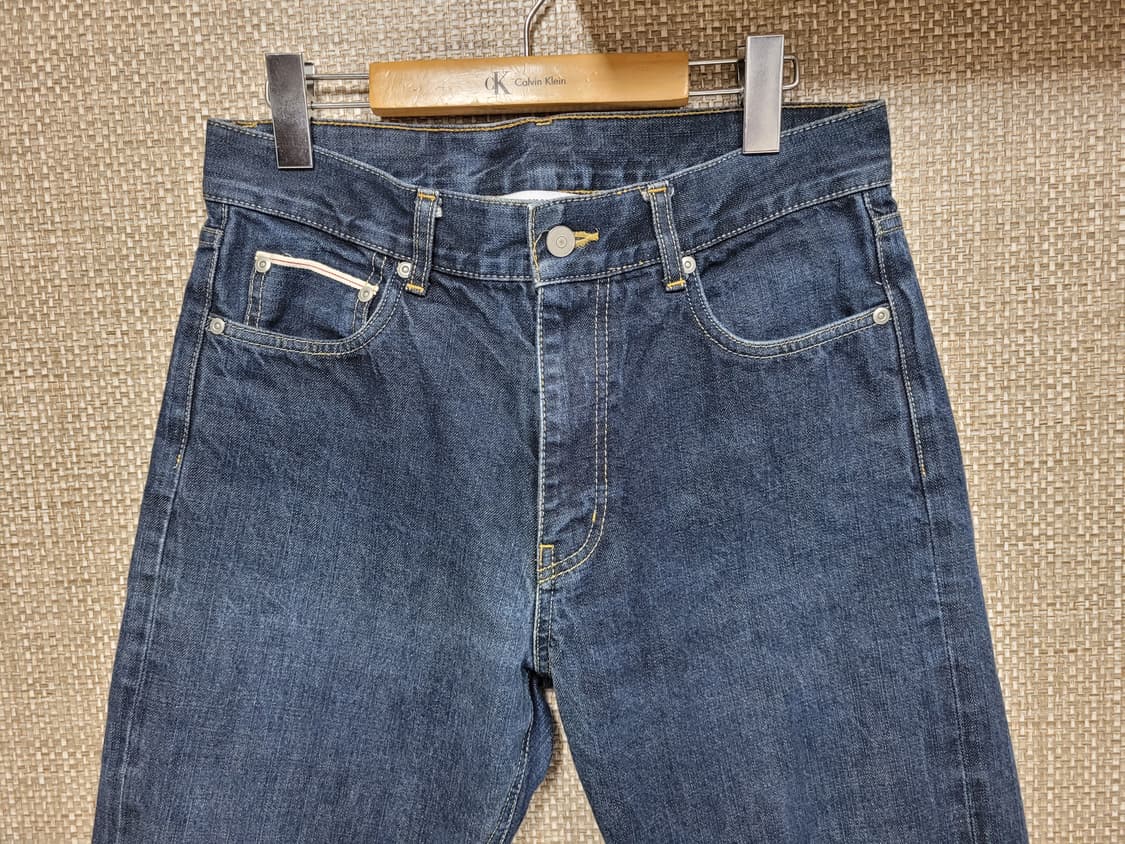 M 30~31인치 유니폼브릿지 셀비지 청바지 빈티지 아메카지 진청 상품이미지2