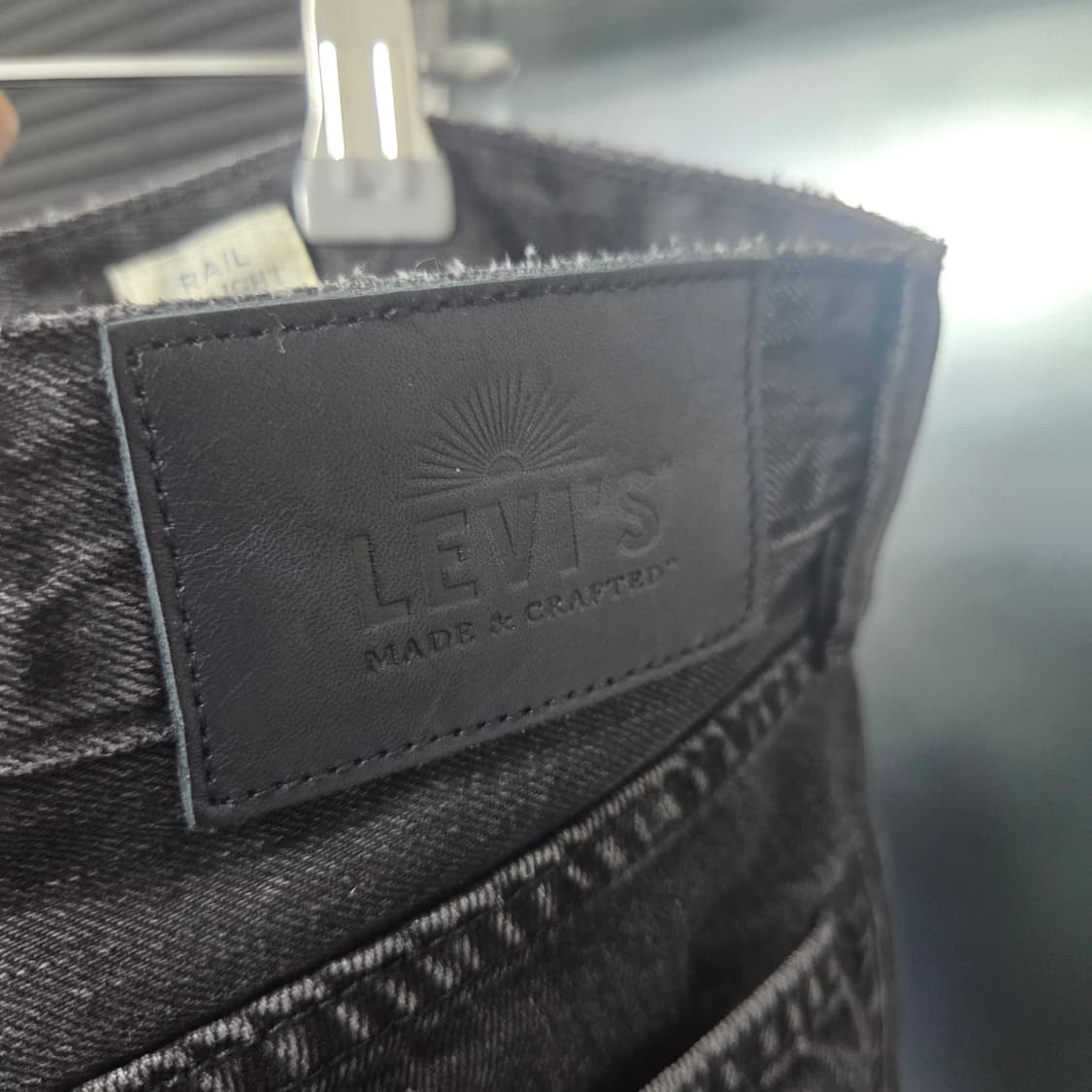 리바이스 LMC라인 패치워크 블랙진 34 상품이미지3