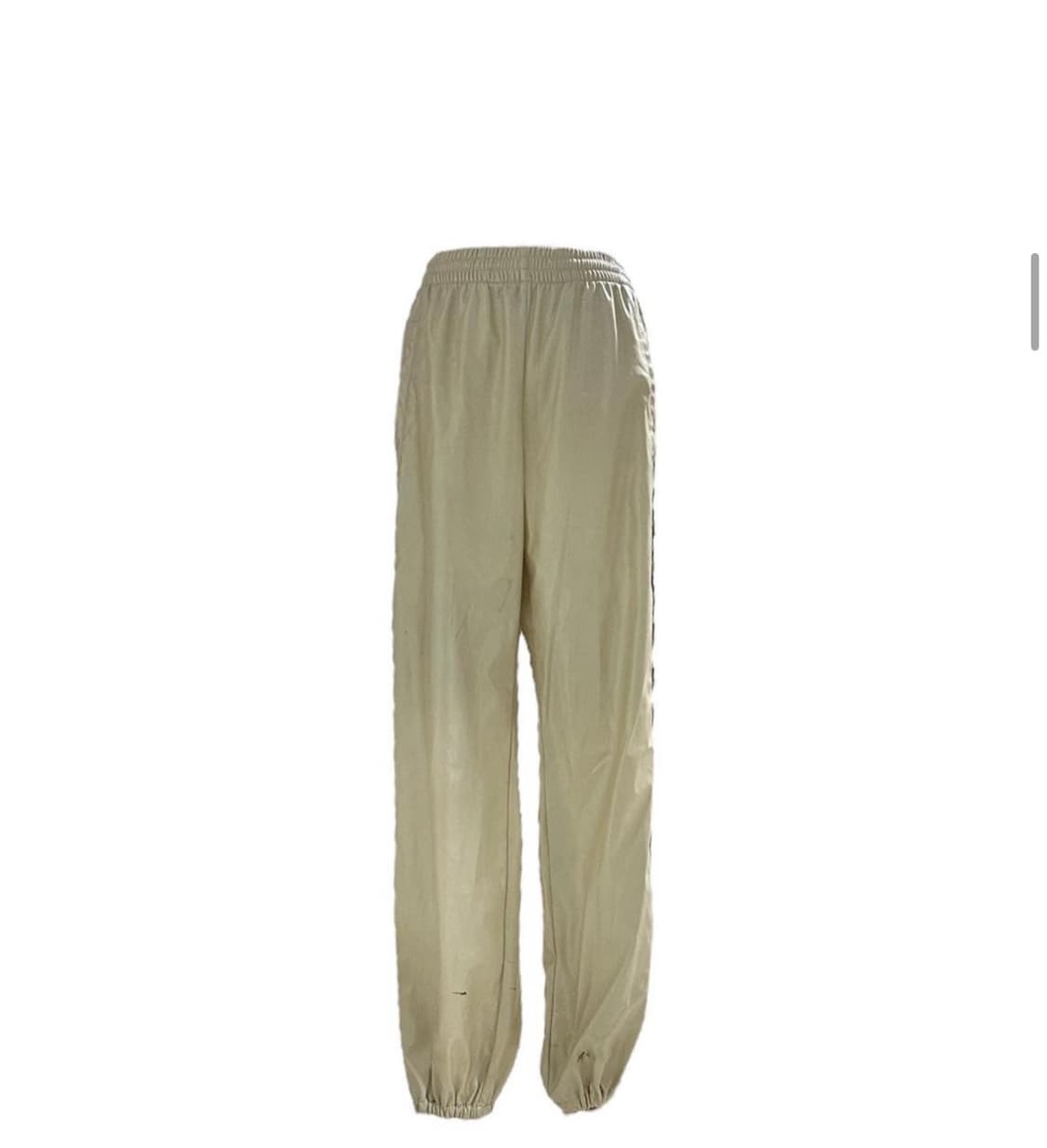 beige leather jogger pants 상품이미지1