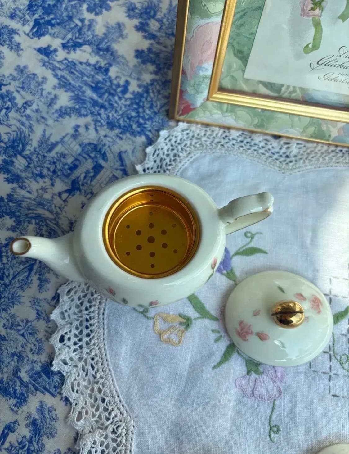 미국 빈티지 파티라이트 티팟쉐입 티라이트 홀더 상품이미지2