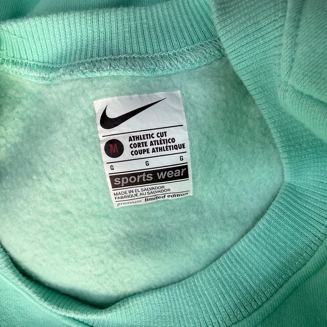 M 나이키 민트 맨투맨 0209T 상품이미지5