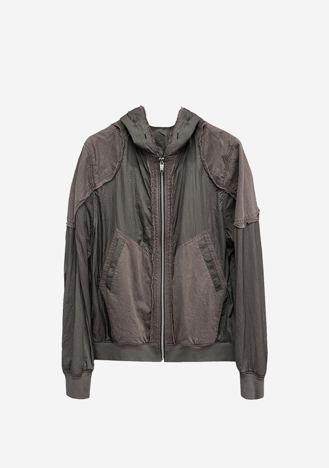 BLR RAW EDGED SHEER HOODIE JACKET 상품이미지1