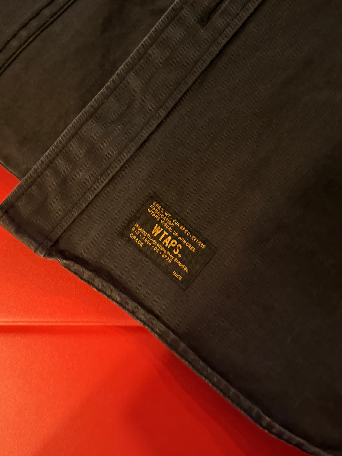 WTAPS 더블탭스 워크셔츠 블랙 상품이미지4