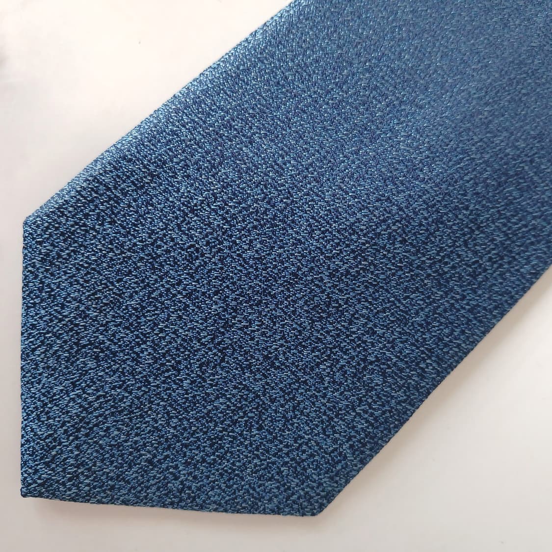 에스.티. 듀퐁 실크 블루 넥타이 8.2cm S~A+등급 e915 상품이미지6