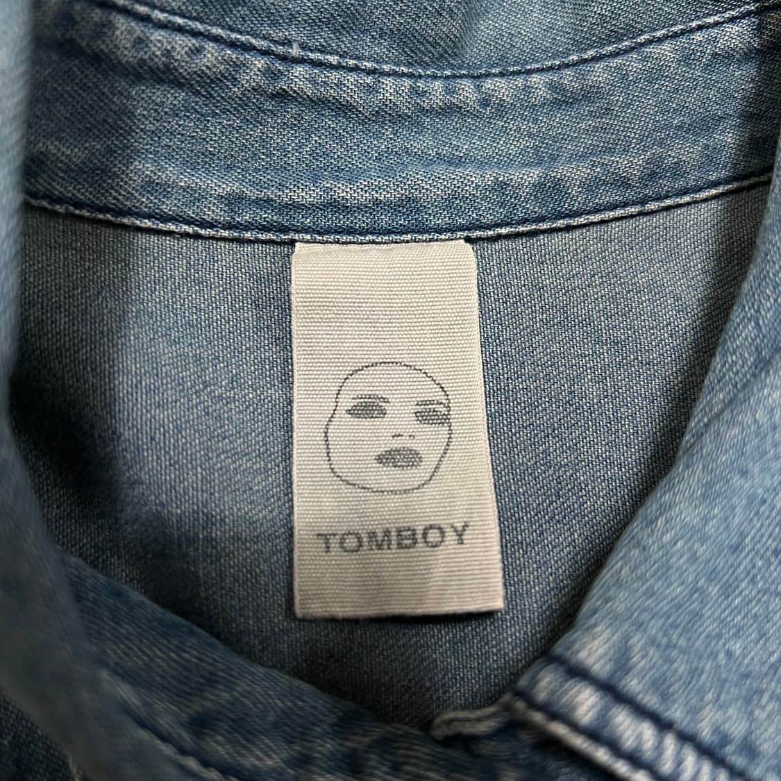 스튜디오 톰보이 여성 데님 긴팔셔츠 [중청] 85-92-160 상품이미지4