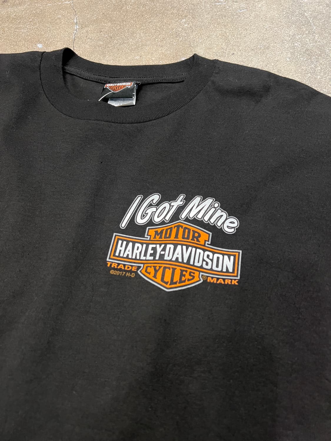 할리데이비슨 오번 반팔티셔츠 블랙 상품이미지3