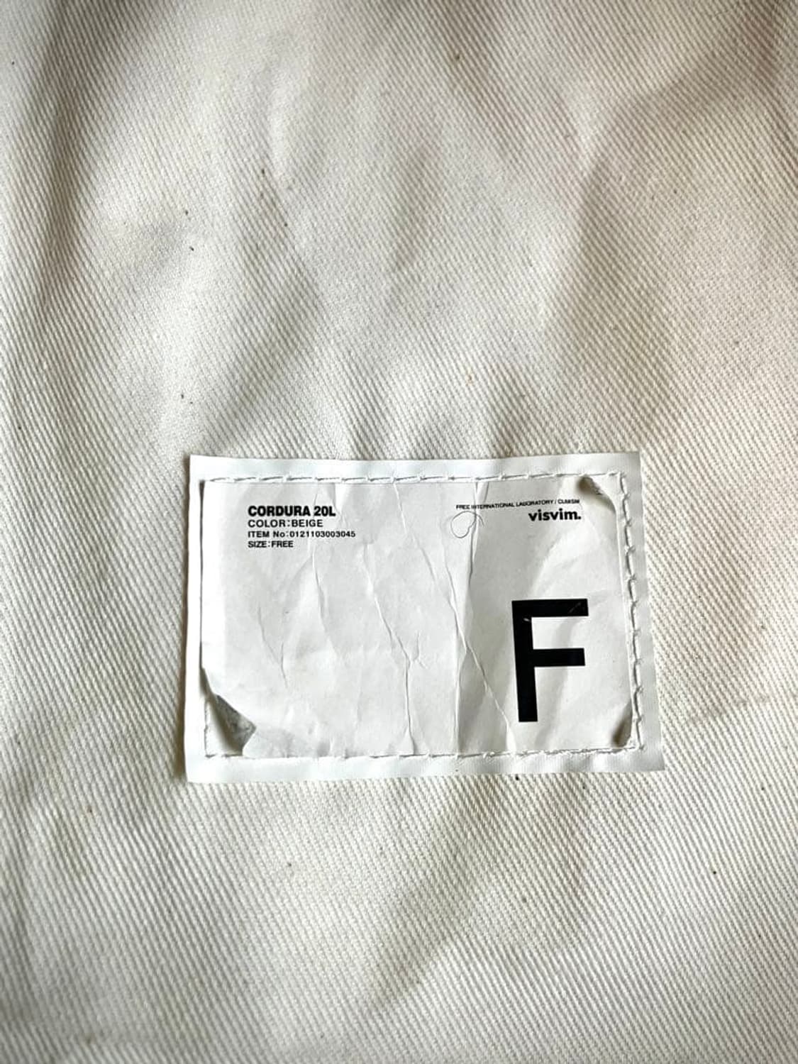 비즈빔 visvim 코듀라 20L 백팩 가방 상품이미지4