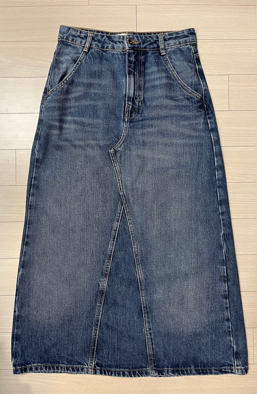 Zara 자라 Denim Premium 70s 미디스커트 (S사이즈) 상품이미지4