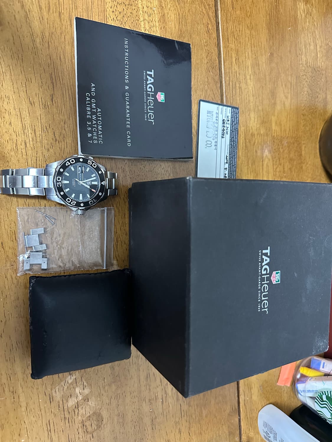 태그호이어 구형아쿠아레이서 waj2110 상품이미지1