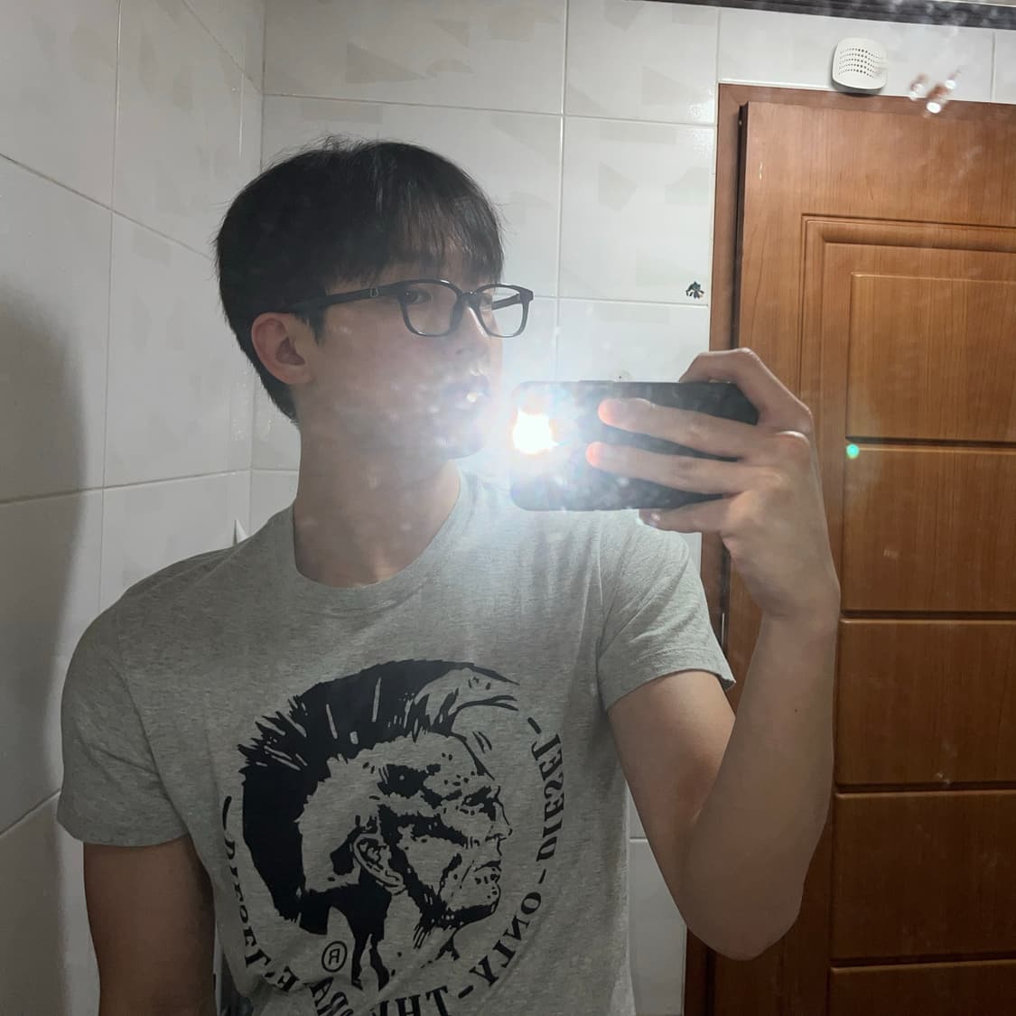 DIESEL 모히칸 프린팅 빈티지핏 상품이미지2