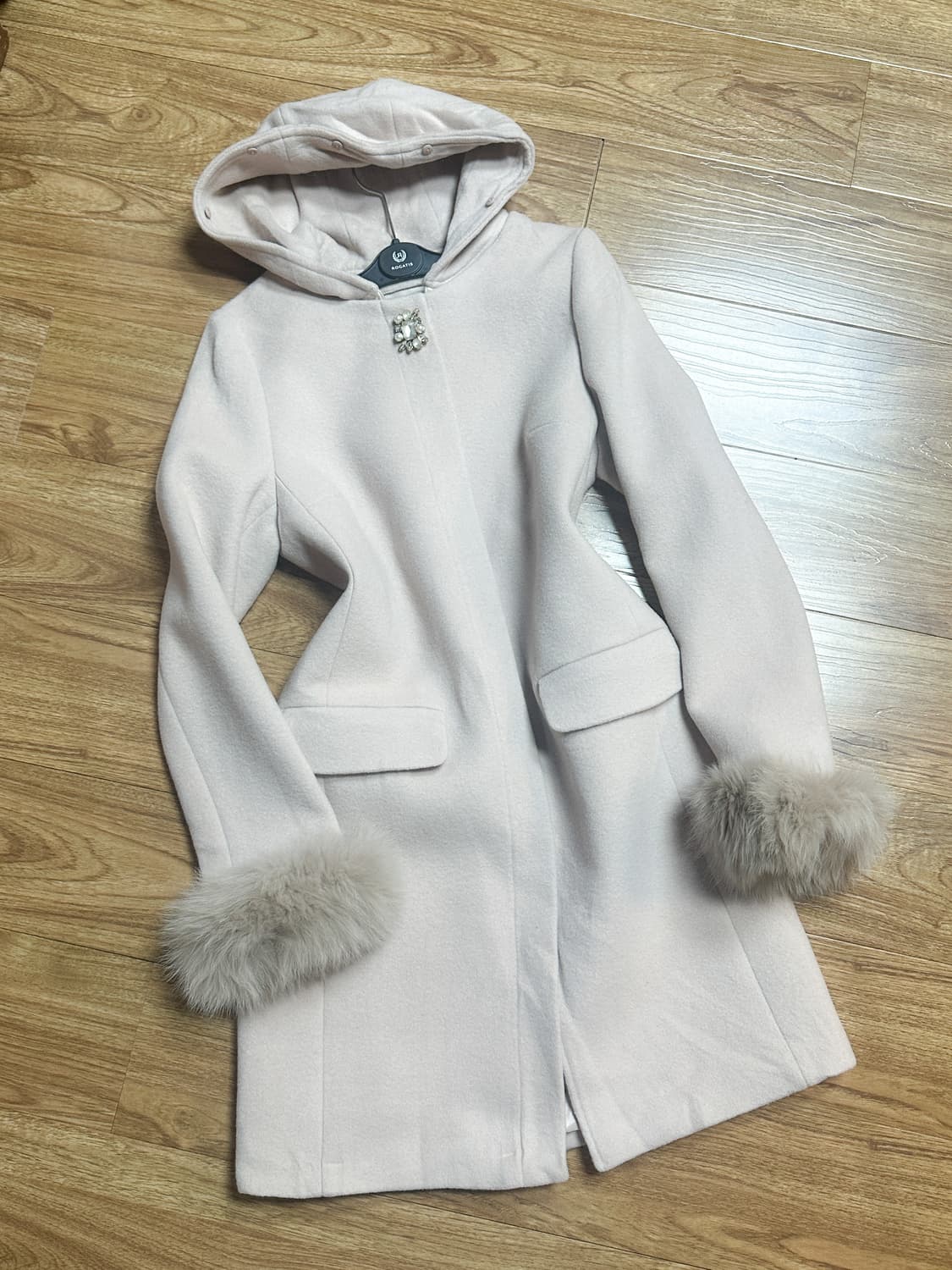 빈티지 핑크 퍼 보석 코트 이시하라사토미 히메갸루 로걀 라떼 달천깔 고딕 상품이미지2