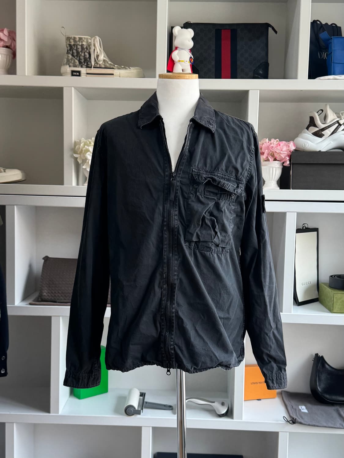 [새상품급,M] 스톤아일랜드 올드이펙트 오버셔츠 자켓 상품이미지1