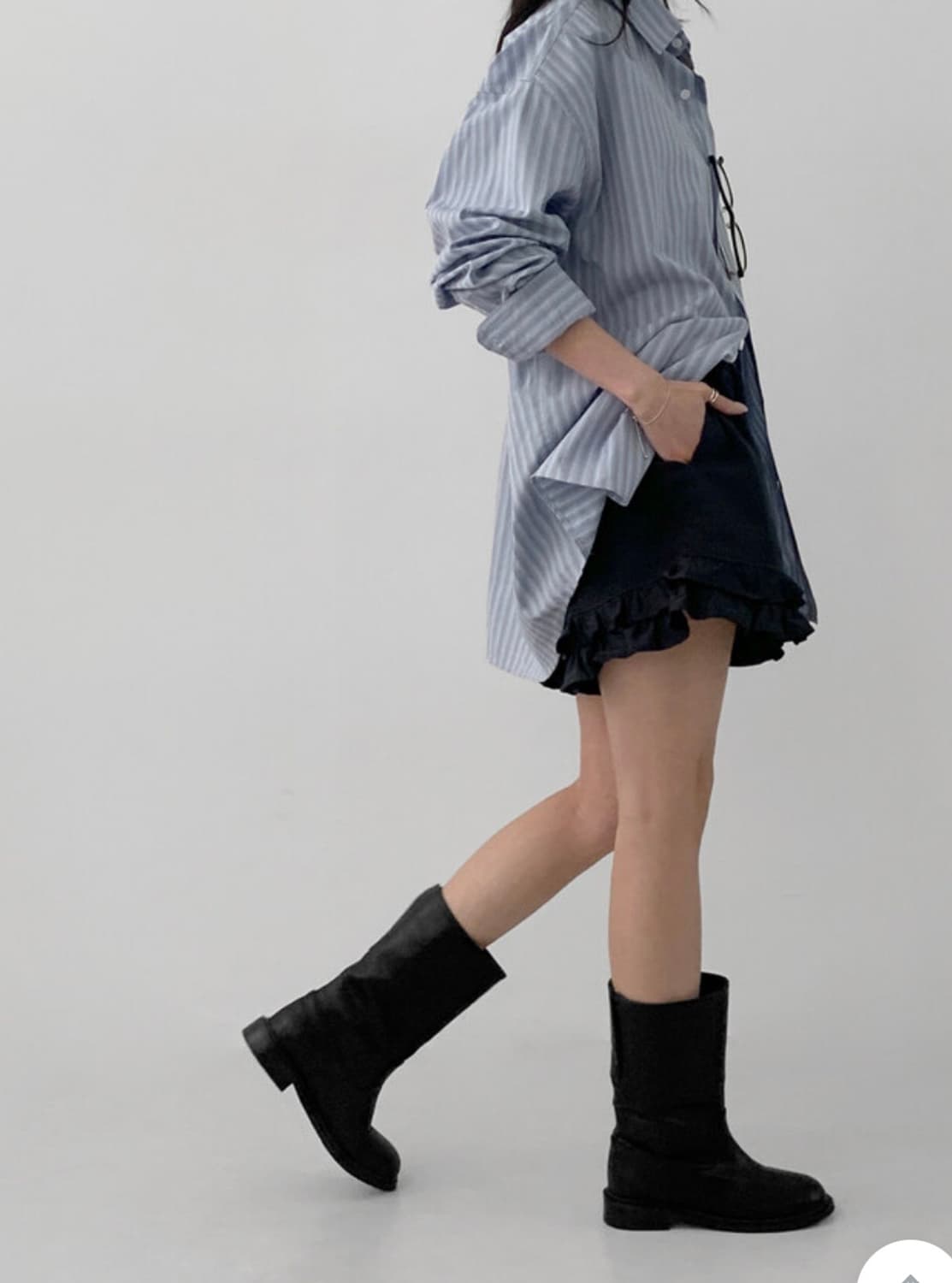 매니크 마르텔 프릴 코튼 숏 팬츠 상품이미지6