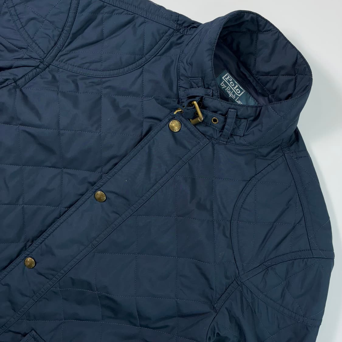 Polo  폴로 랄프로렌 네이비 퀼팅 바이커 패디드 자켓 상품이미지3