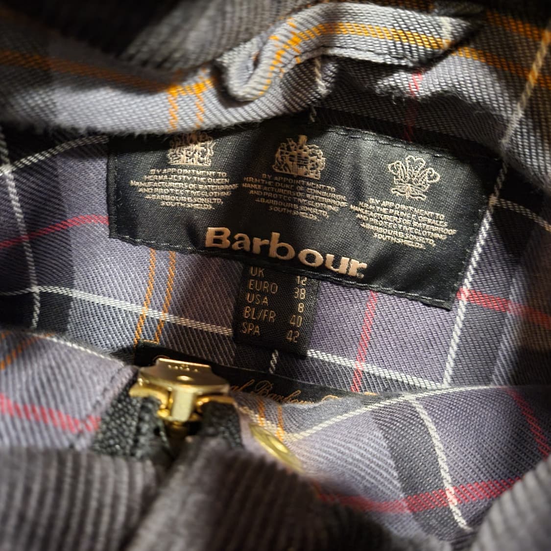 Barbour 바버 인터네셔널 왁스 자켓 (UK12) 상품이미지8