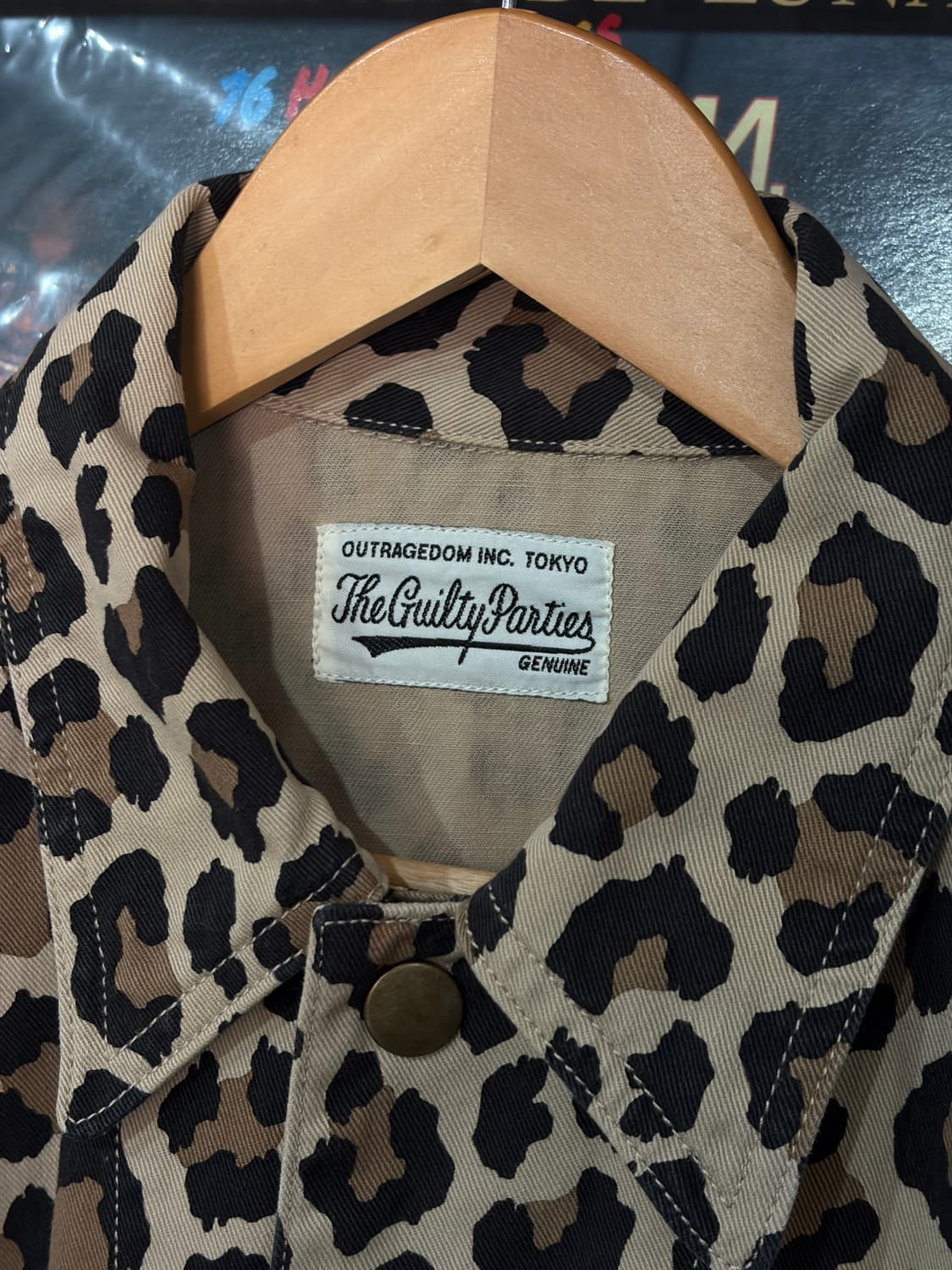 Wacko maria 레오파트 커버올 워크 자켓 상품이미지4