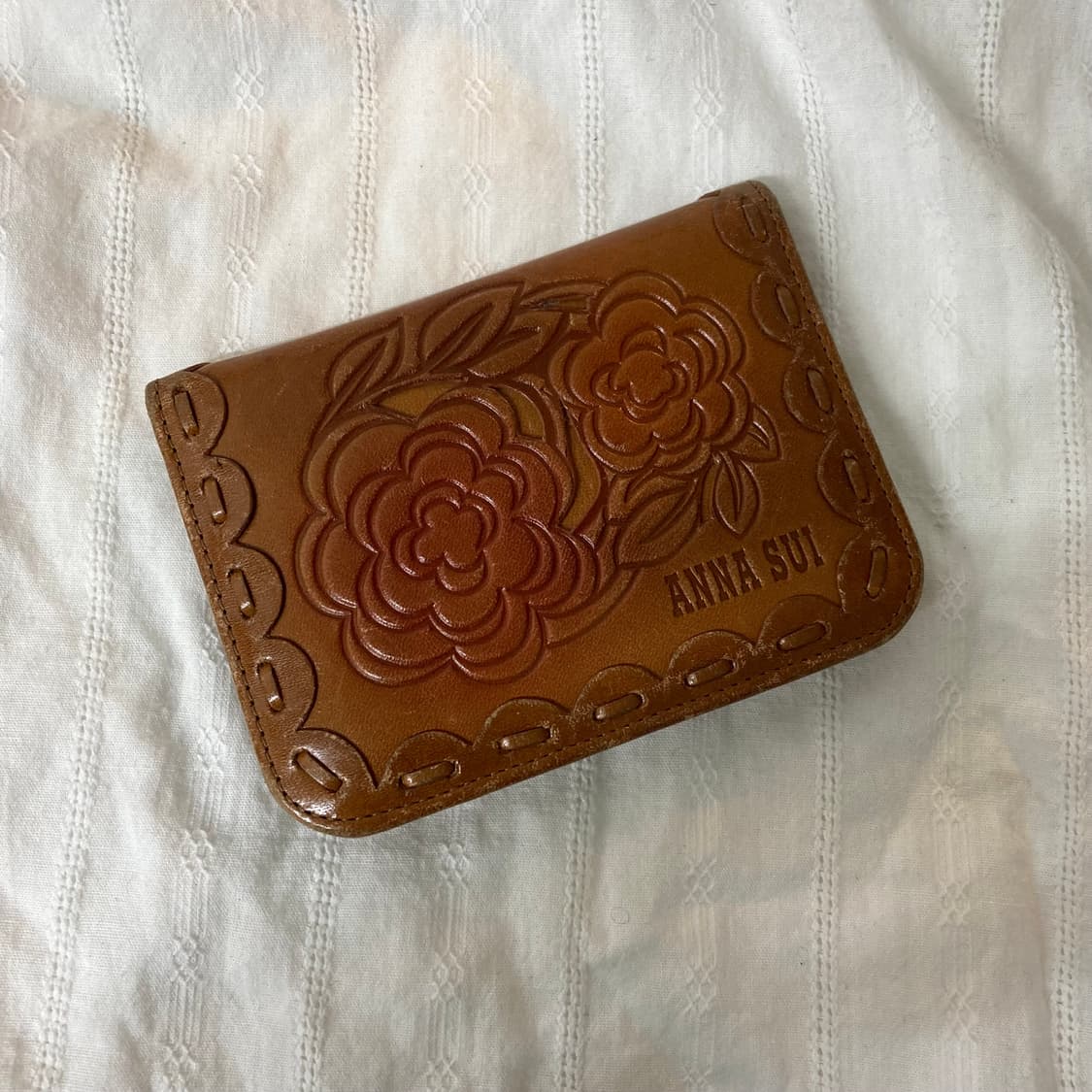 빈티지 엔틱 안나수이 브라운 로즈 지갑 상품이미지1