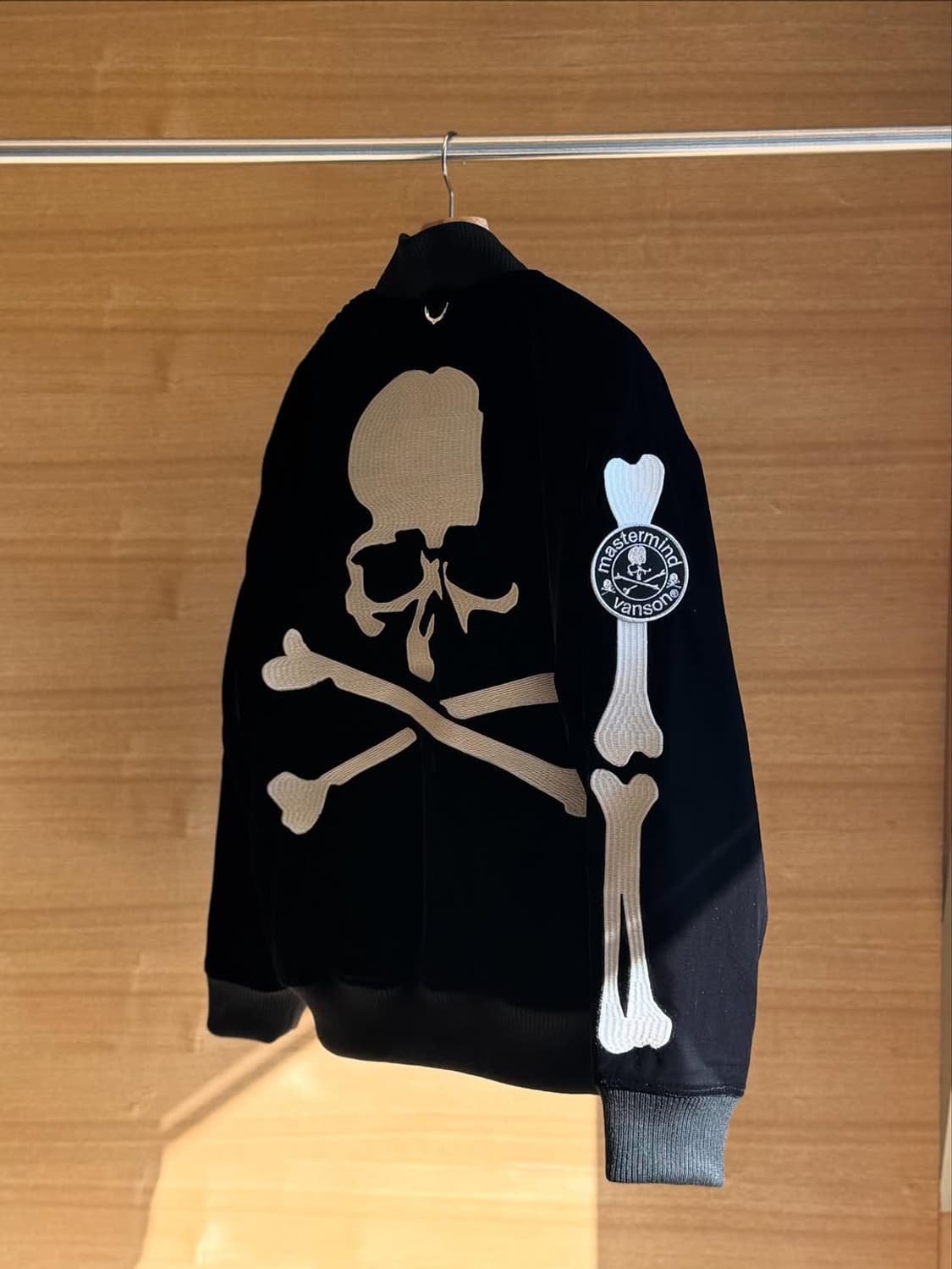 마스터마인드x밴슨 벨벳 본 봄버자켓 팝니다 상품이미지3