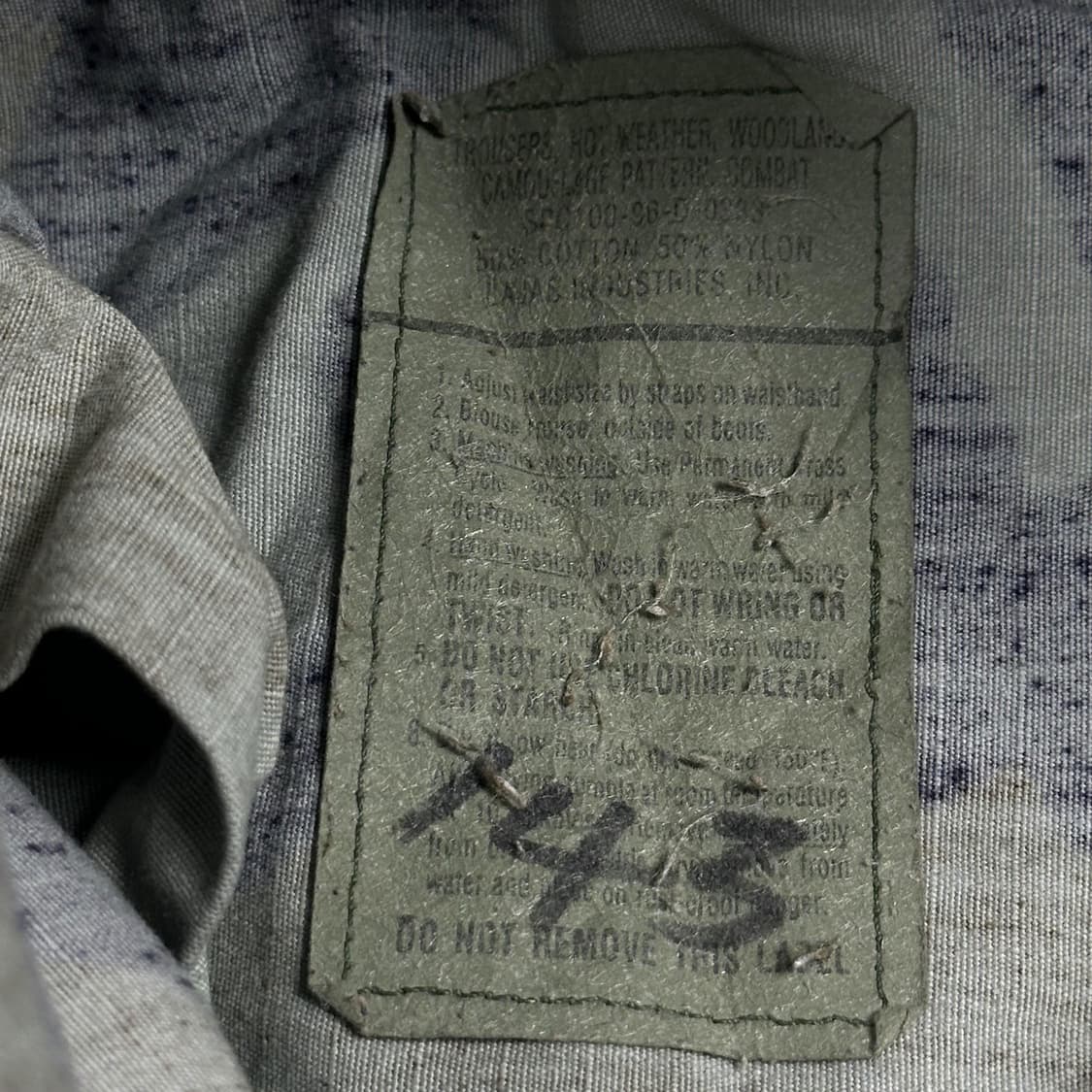 오리지널 US 미군 우드랜드 카고팬츠 S-S 상품이미지6