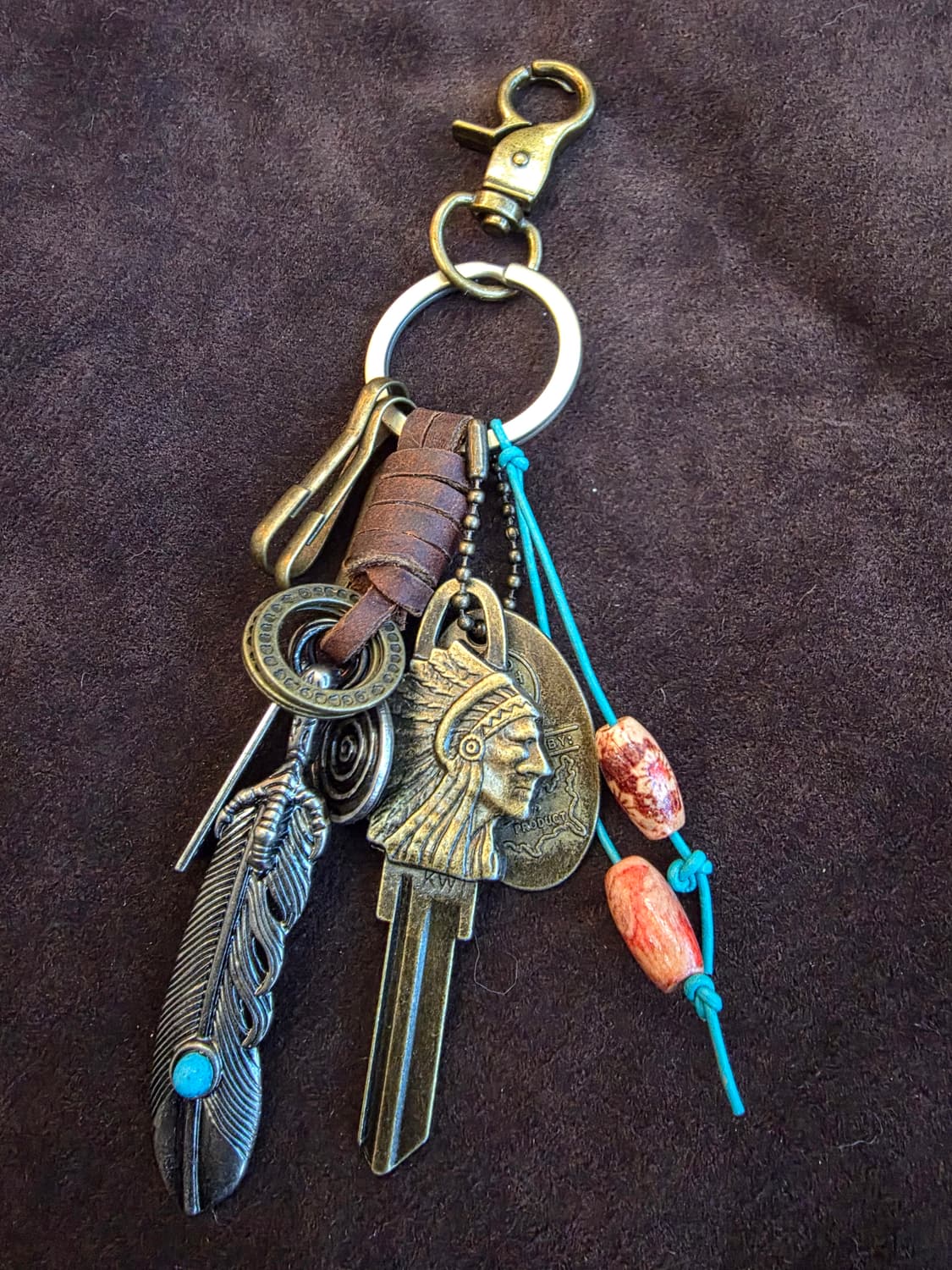 3cross leather navajo keyring 상품이미지4