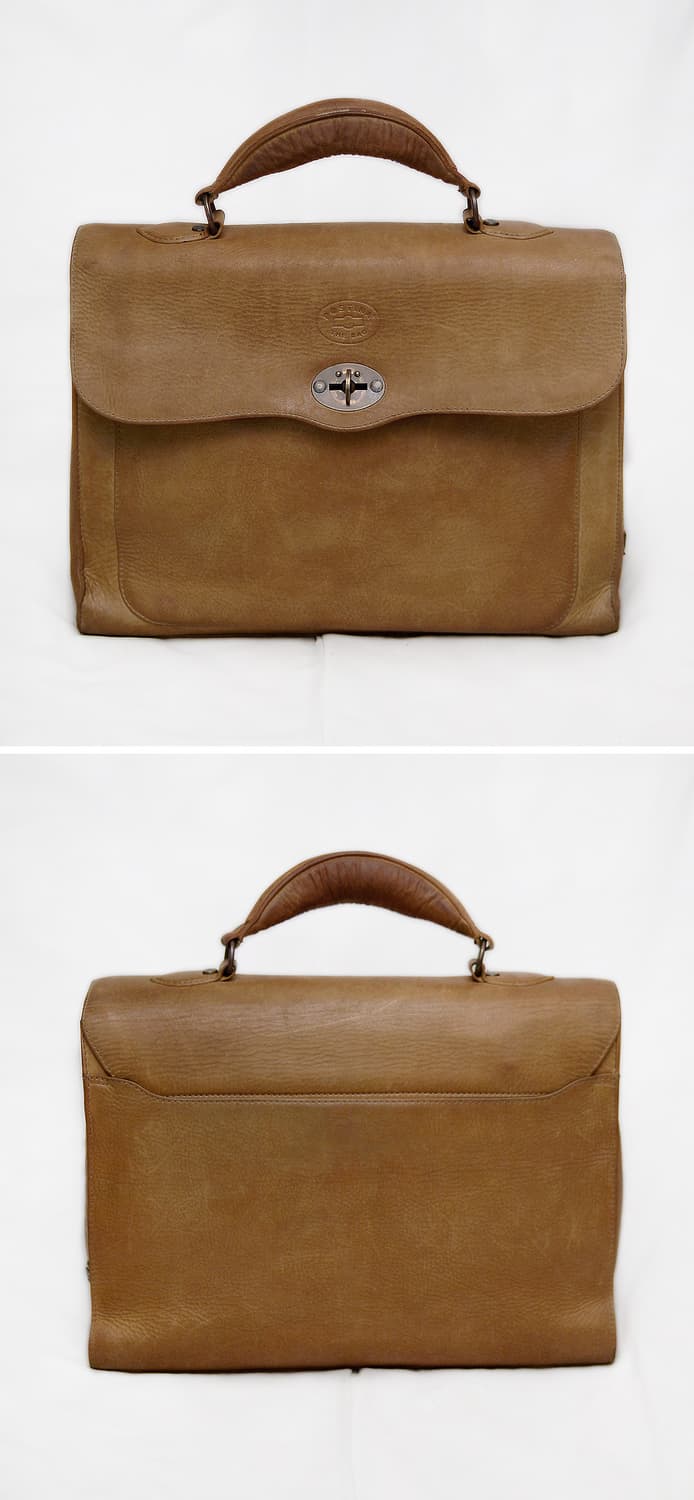 자넬라토 포스트맨 이탈리안 바게타레더 가죽 브리프케이스 상품이미지2