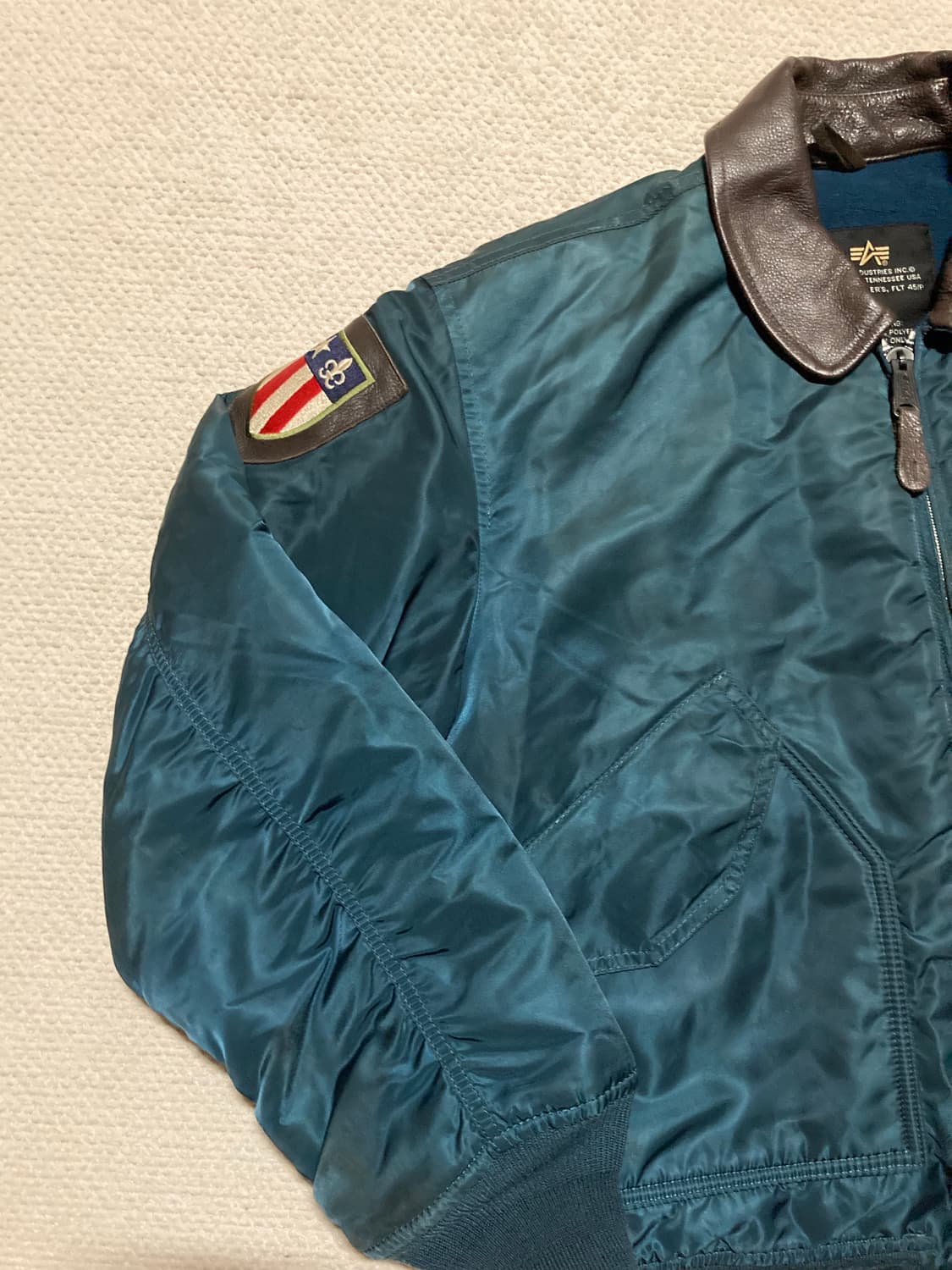 00s Alpha Industries USA 플라이트 자켓 L 상품이미지6