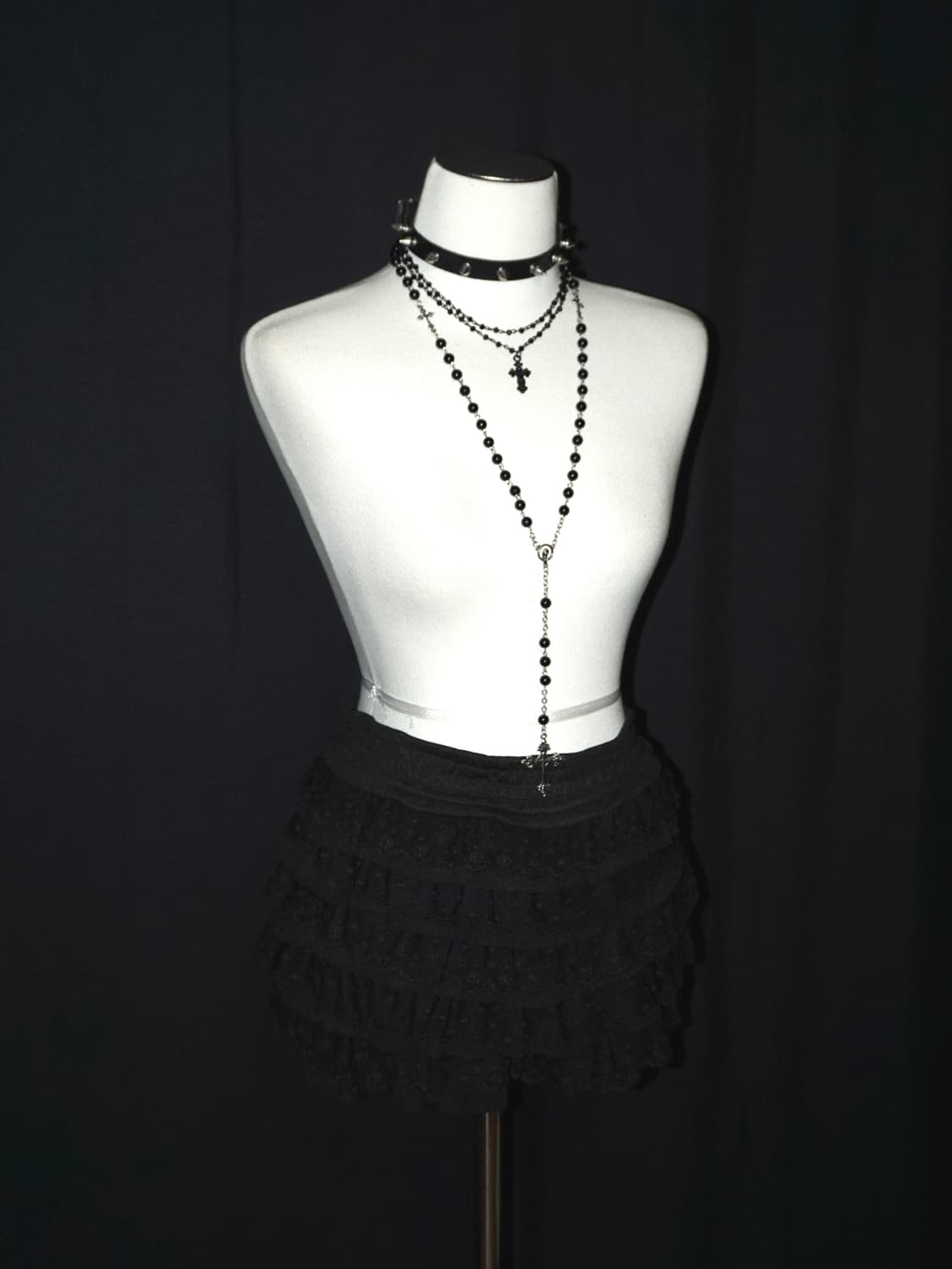 (ray beams) lace pumpkin skort  상품이미지2