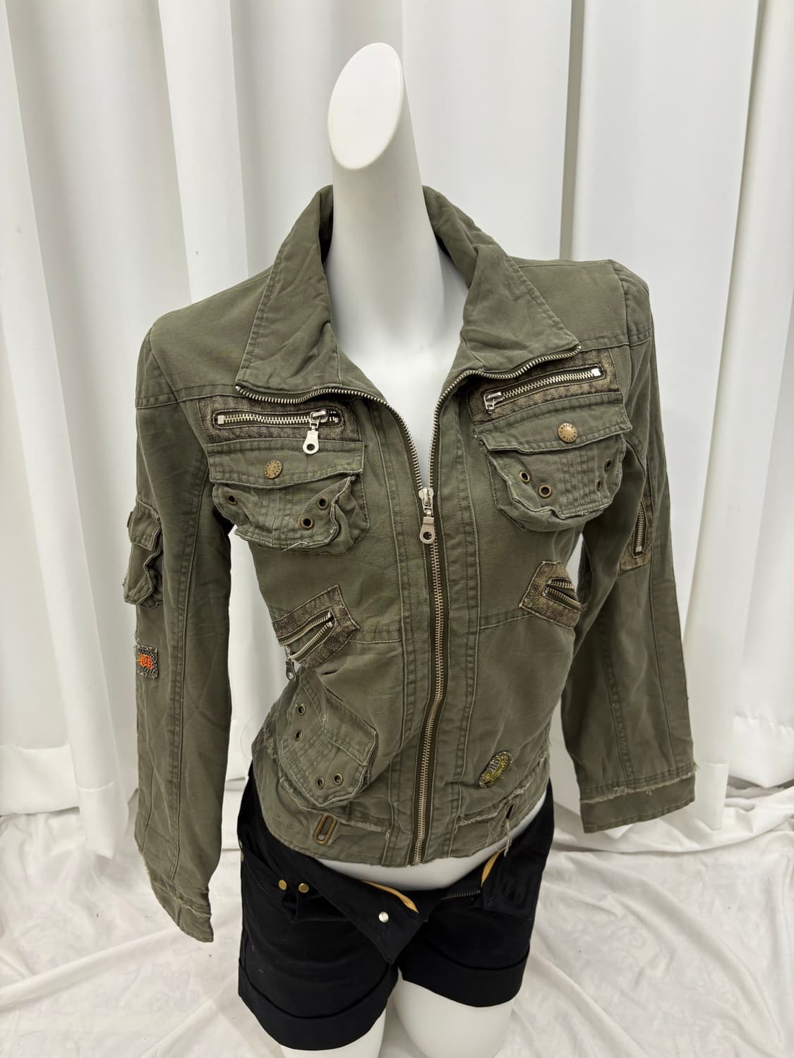 y2k 포켓 디테일 야상자켓 상품이미지5