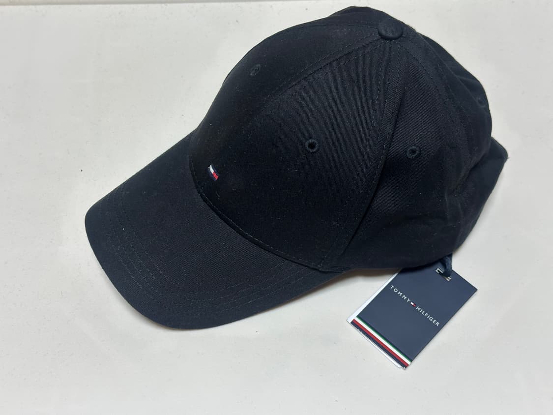 타미힐피거 클래식 베이스볼캡 블랙 상품이미지1