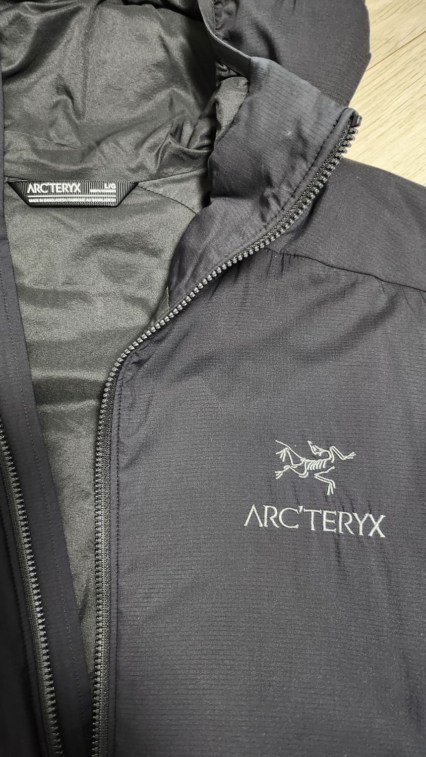 아크테릭스 아톰 lt 후디 블랙 L 남성용 상품이미지2