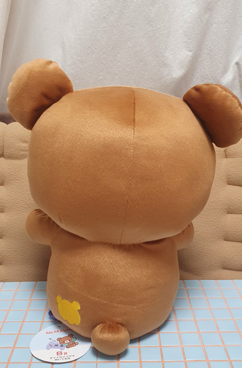 리락쿠마 코구마 챠이로이코구마 쿠지 b상 헤드셋 인형 상품이미지3