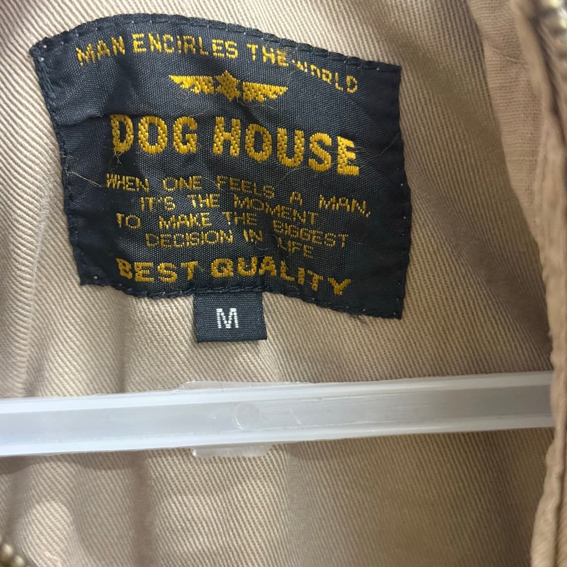 도그하우스(DOG HOUSE) 베이지 후드 아노락 자켓 (M) 상품이미지2