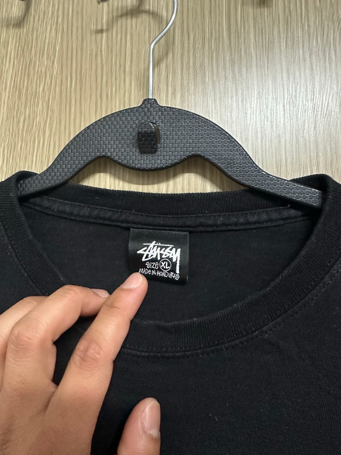 스투시 검정 반팔 티셔츠 XL 상품이미지2