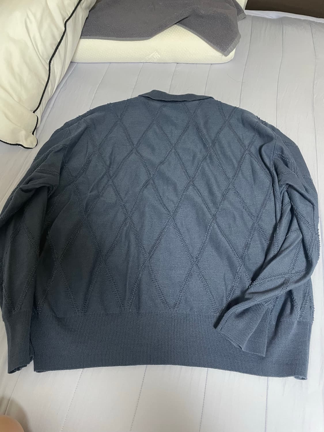 유스 아가일 가디건 m 상품이미지3