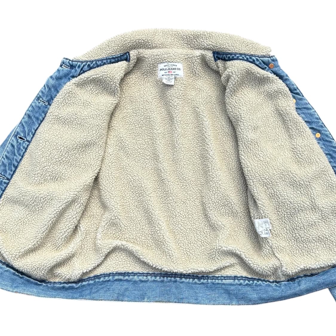 폴로 데님 쉐르파 자켓 M 상품이미지2