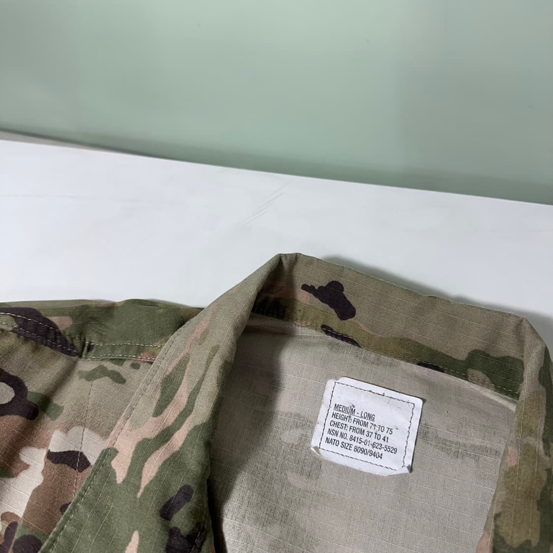 M-L US ARMY 유틸리티 밀리터리 OG 야상셔츠 자켓 상품이미지5